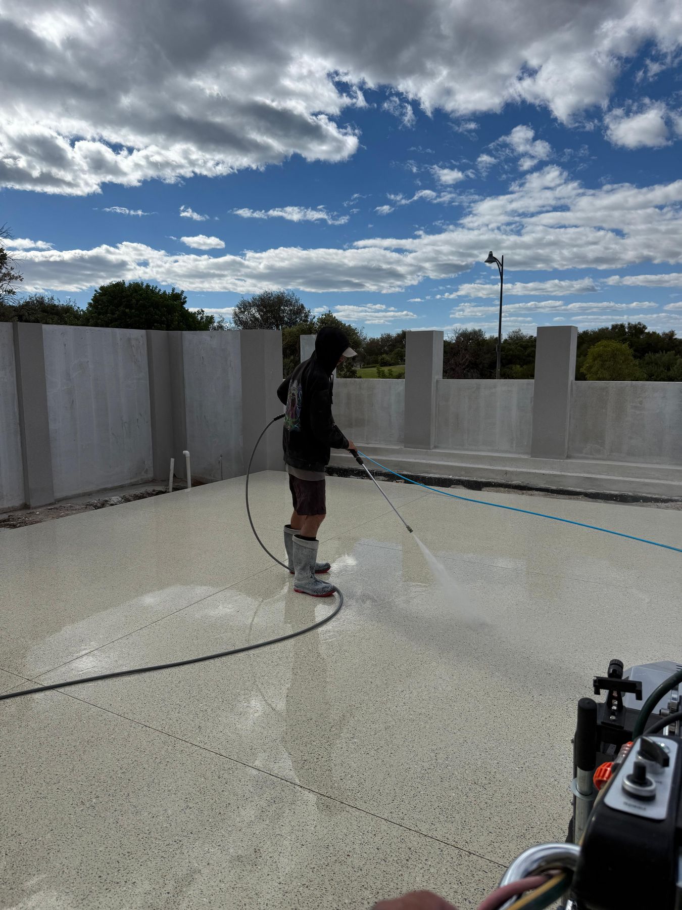 Process crew at work